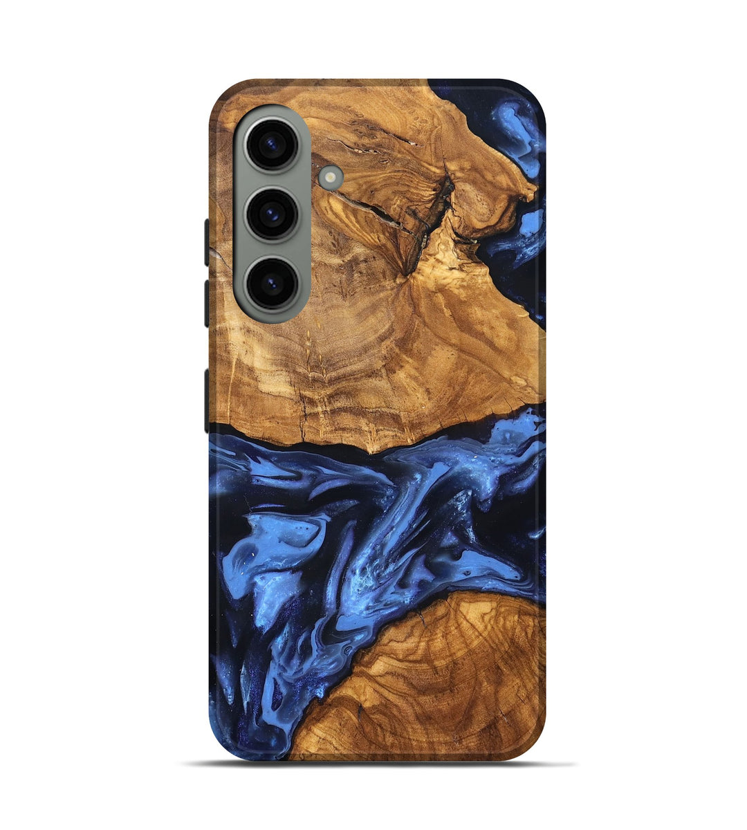 Galaxy S24 Wood Live Edge Phone Case - Kellen (Ancient Olive, 819778)
