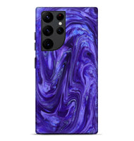 Galaxy S22 Ultra ResinArt Live Edge Phone Case - Elwin (Purple, 819779)