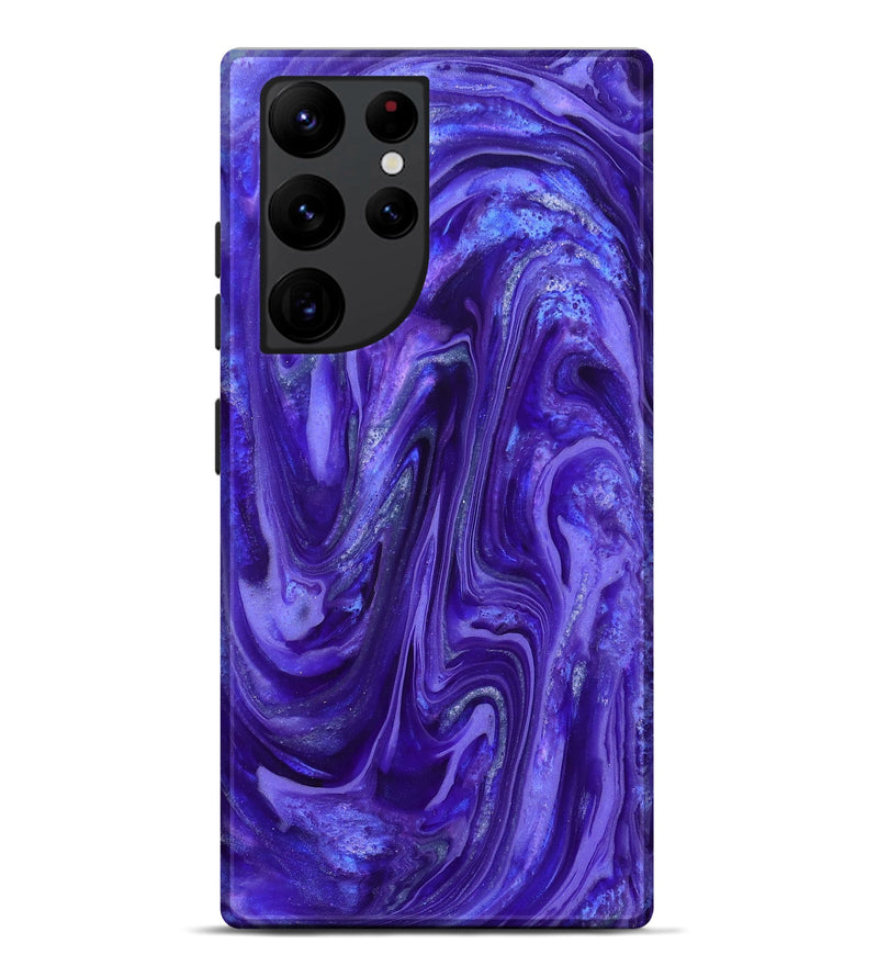 Galaxy S22 Ultra ResinArt Live Edge Phone Case - Elwin (Purple, 819779)