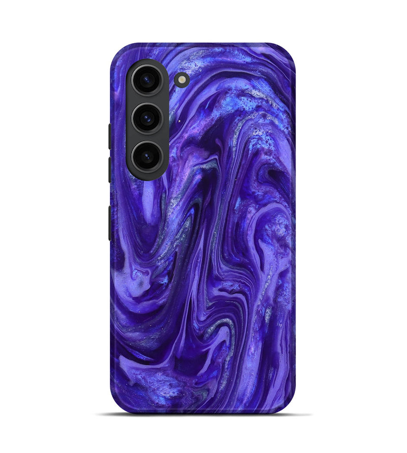 Galaxy S23 ResinArt Live Edge Phone Case - Elwin (Purple, 819779)