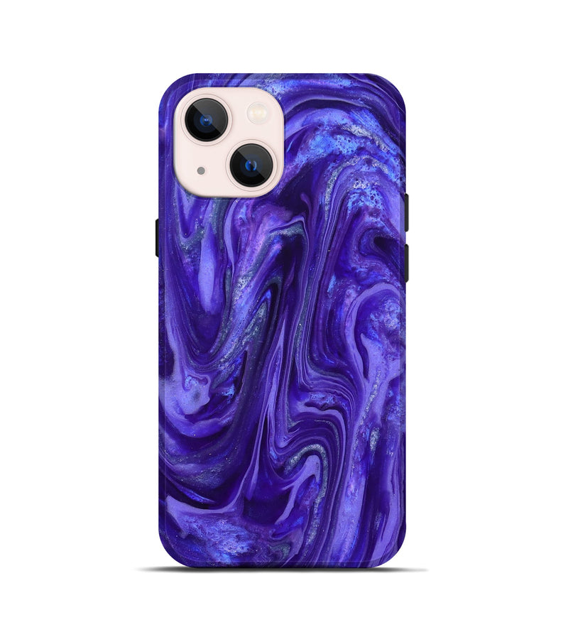 iPhone 13 mini ResinArt Live Edge Phone Case - Elwin (Purple, 819779)