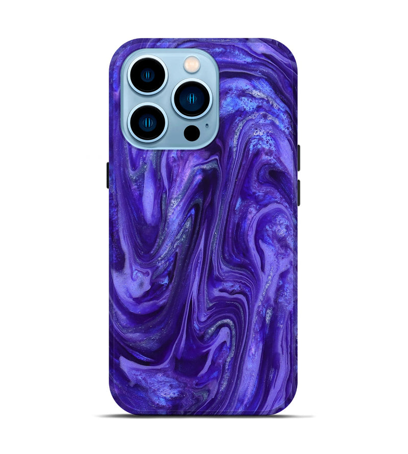 iPhone 14 Pro ResinArt Live Edge Phone Case - Elwin (Purple, 819779)