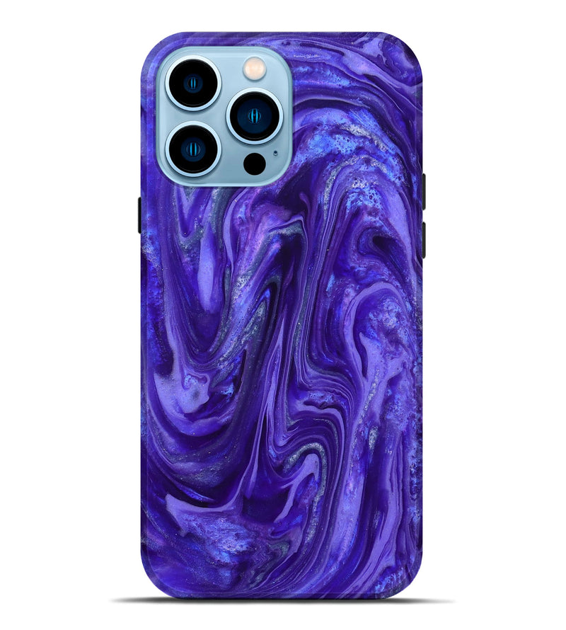 iPhone 14 Pro Max ResinArt Live Edge Phone Case - Elwin (Purple, 819779)