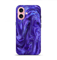 iPhone 16 ResinArt Live Edge Phone Case - Elwin (Purple, 819779)