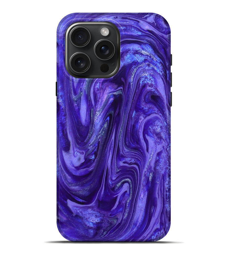 iPhone 16 Pro Max ResinArt Live Edge Phone Case - Elwin (Purple, 819779)