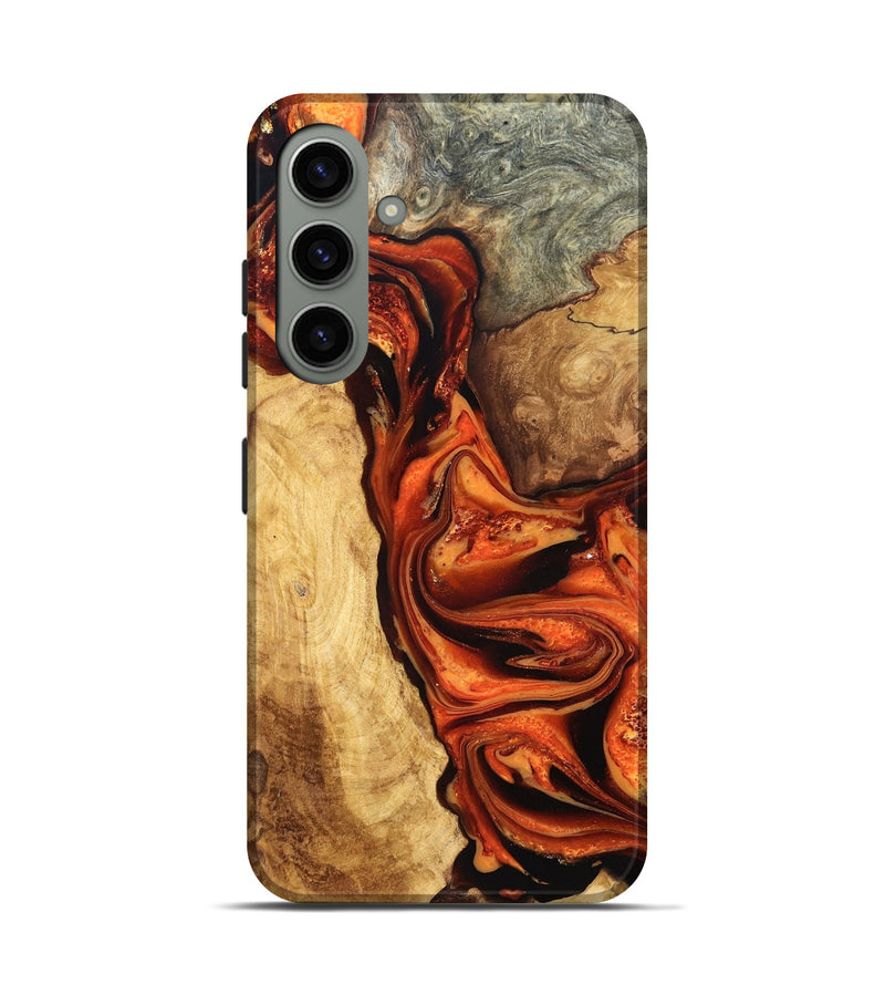Galaxy S24 Wood Live Edge Phone Case - Saige (Red, 819781)