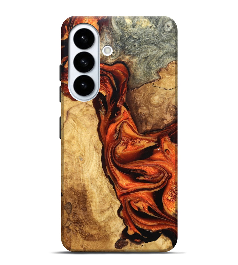 Galaxy S26 Plus Wood Live Edge Phone Case - Saige (Red, 819781)