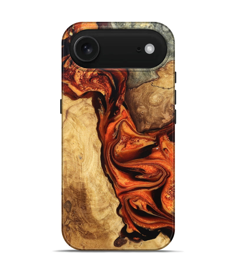 iPhone 17 Air Wood Live Edge Phone Case - Saige (Red, 819781)