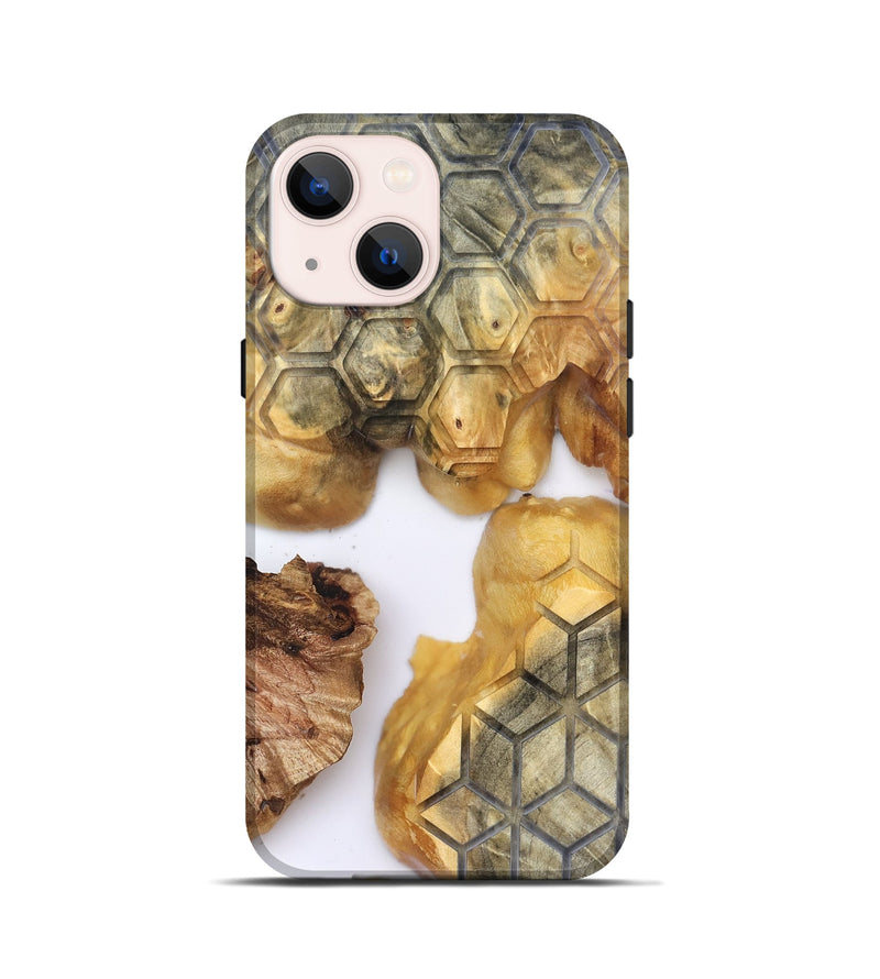 iPhone 13 mini Wood Live Edge Phone Case - Olin (Clear, 819782)