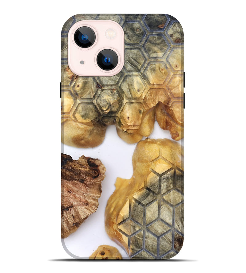 iPhone 14 Plus Wood Live Edge Phone Case - Olin (Clear, 819782)