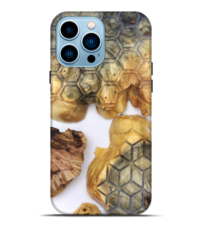 iPhone 14 Pro Max Wood Live Edge Phone Case - Olin (Clear, 819782)
