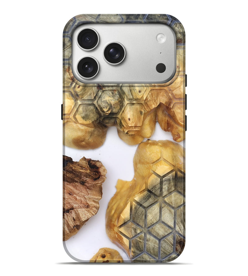iPhone 17 Pro Max Wood Live Edge Phone Case - Olin (Clear, 819782)