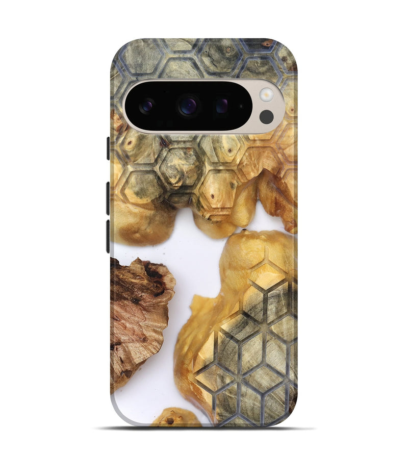 Pixel 10 Pro Wood Live Edge Phone Case - Olin (Clear, 819782)
