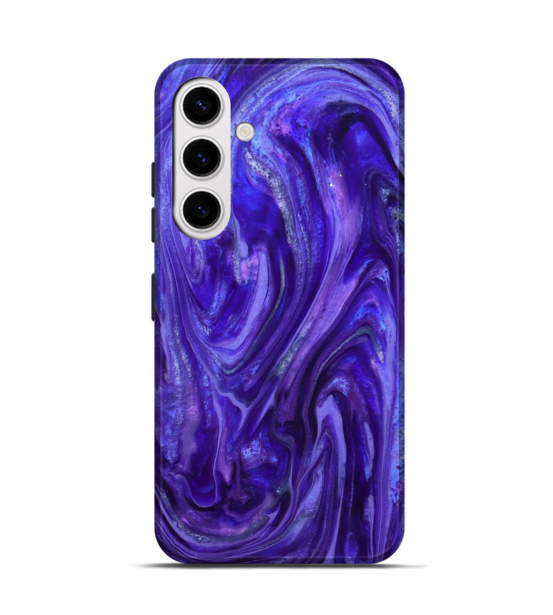 Galaxy S25 ResinArt Live Edge Phone Case - Darrel (Purple, 819783)