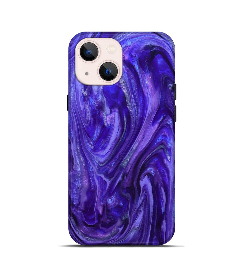 iPhone 13 mini ResinArt Live Edge Phone Case - Darrel (Purple, 819783)