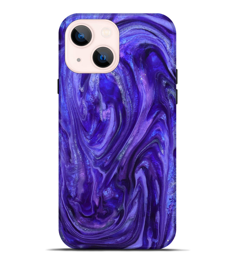 iPhone 14 Plus ResinArt Live Edge Phone Case - Darrel (Purple, 819783)