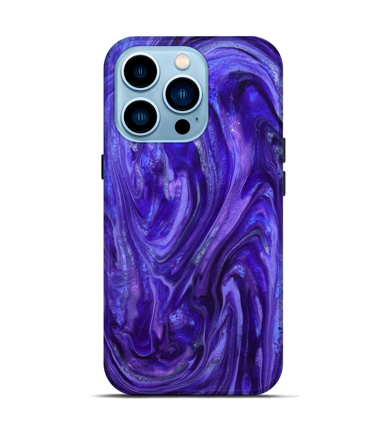 iPhone 14 Pro ResinArt Live Edge Phone Case - Darrel (Purple, 819783)