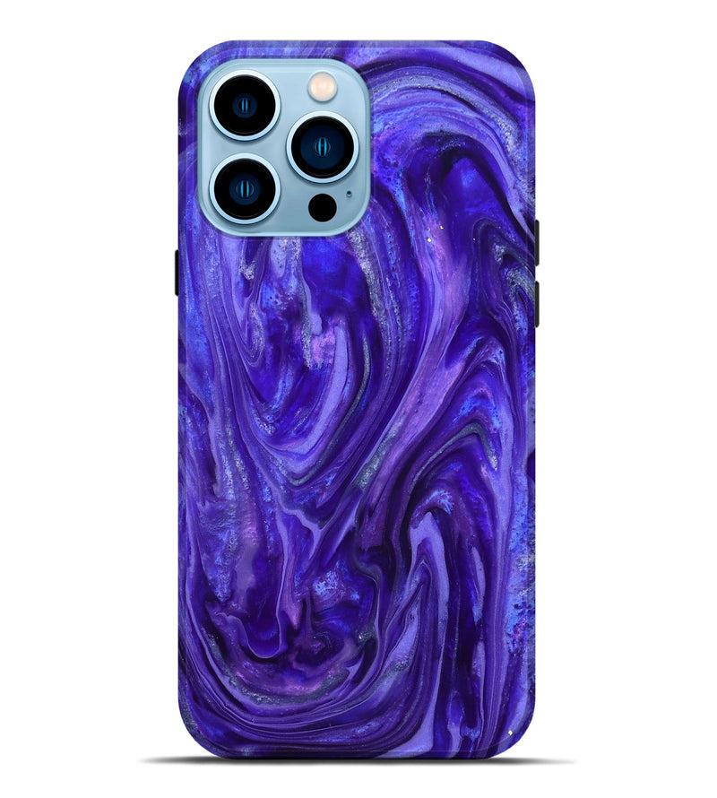 iPhone 14 Pro Max ResinArt Live Edge Phone Case - Darrel (Purple, 819783)