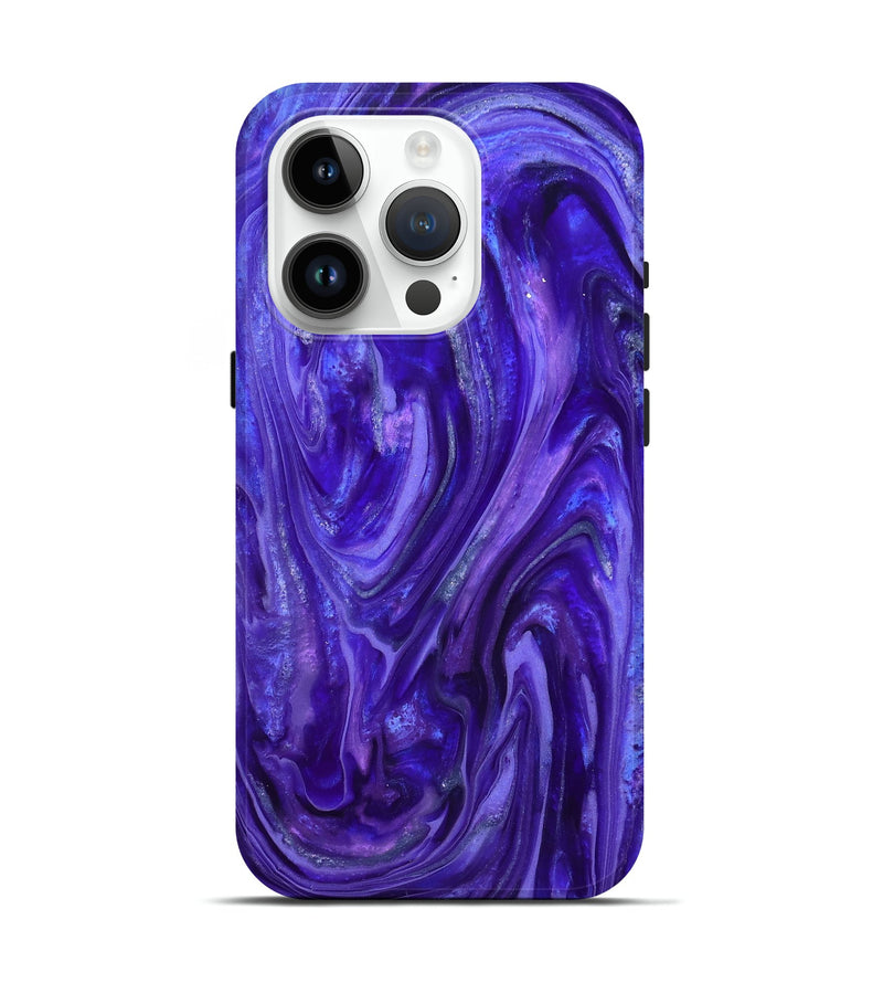 iPhone 15 Pro ResinArt Live Edge Phone Case - Darrel (Purple, 819783)