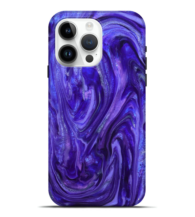 iPhone 15 Pro Max ResinArt Live Edge Phone Case - Darrel (Purple, 819783)