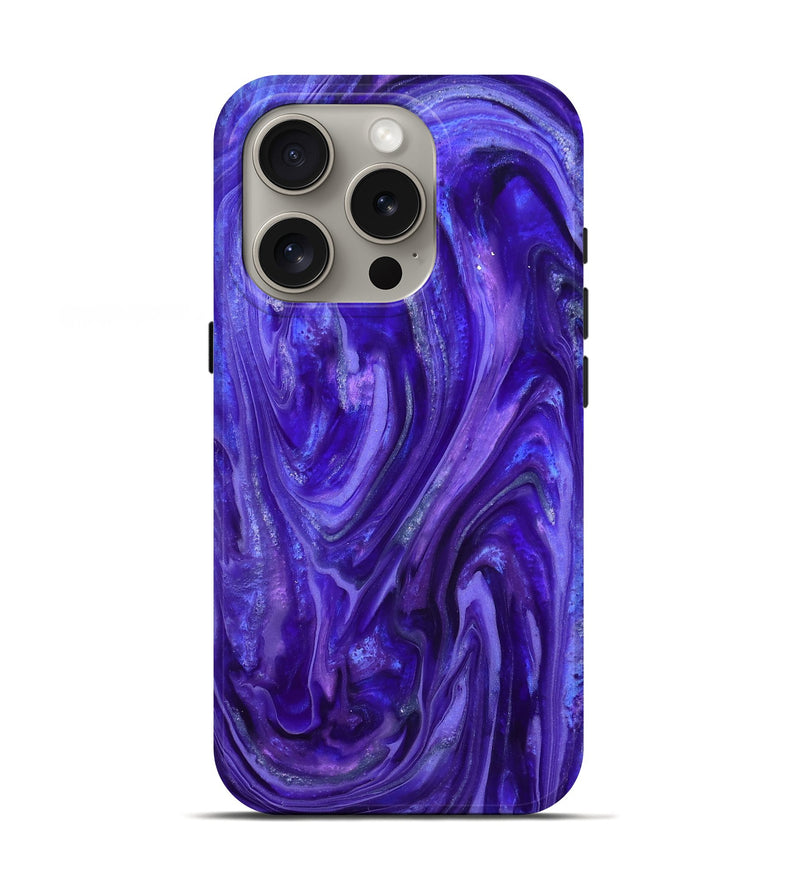 iPhone 16 Pro ResinArt Live Edge Phone Case - Darrel (Purple, 819783)