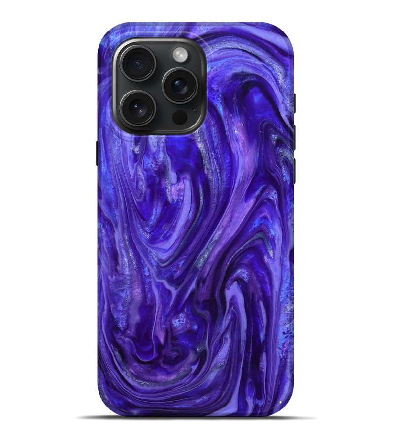 iPhone 16 Pro Max ResinArt Live Edge Phone Case - Darrel (Purple, 819783)