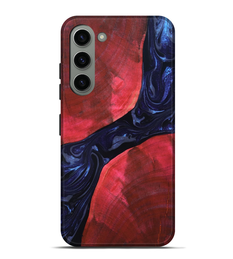 Galaxy S23 Plus Wood Live Edge Phone Case - Zetta (Blue, 819784)
