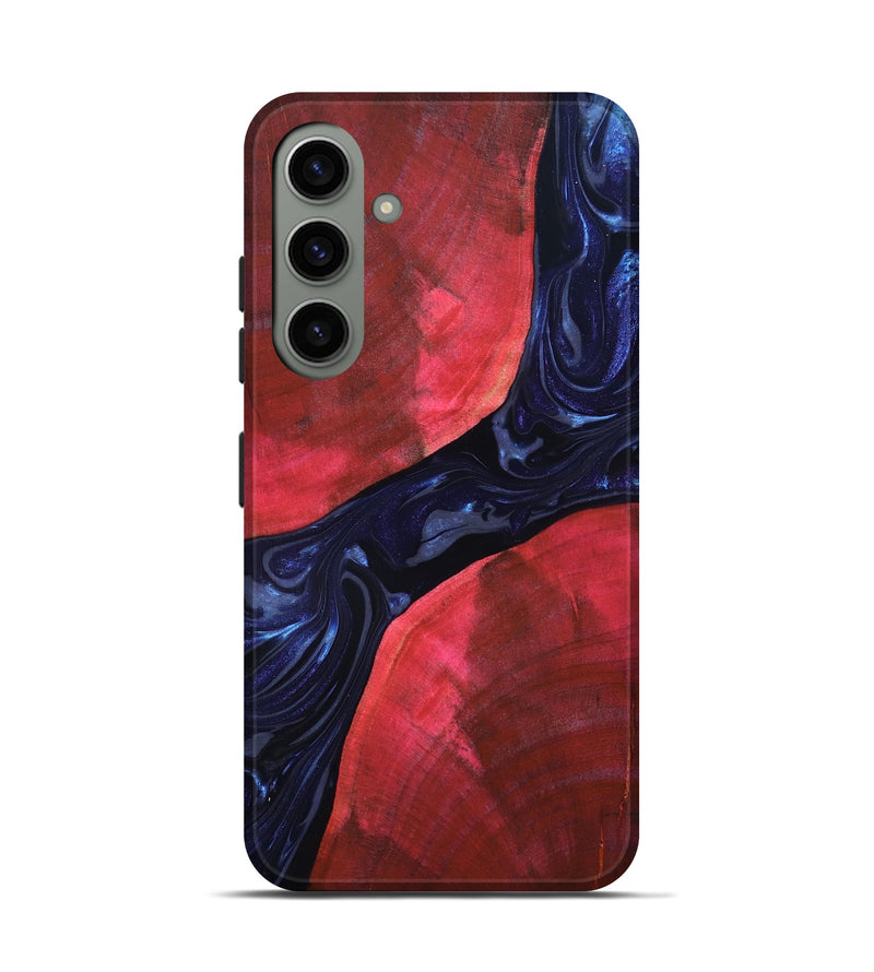 Galaxy S24 Wood Live Edge Phone Case - Zetta (Blue, 819784)