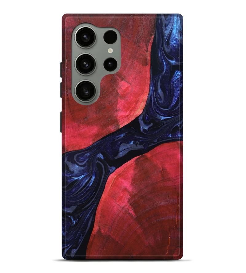 Galaxy S24 Ultra Wood Live Edge Phone Case - Zetta (Blue, 819784)