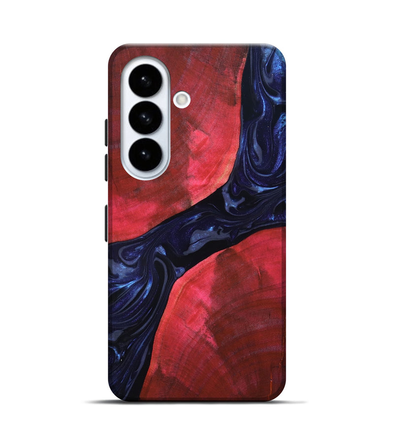 Galaxy S26 Wood Live Edge Phone Case - Zetta (Blue, 819784)