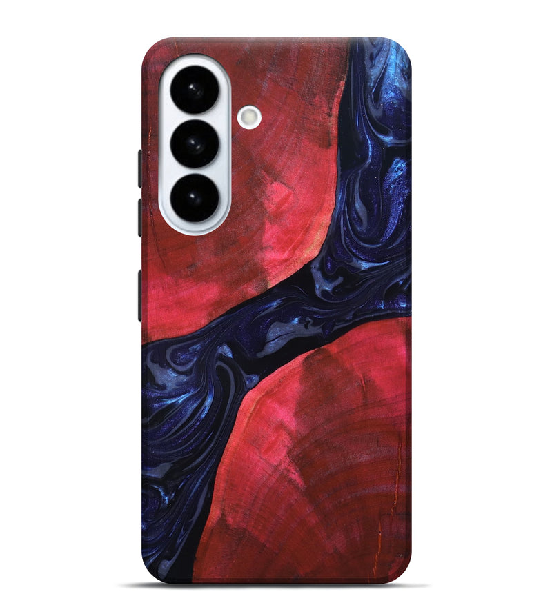 Galaxy S26 Plus Wood Live Edge Phone Case - Zetta (Blue, 819784)