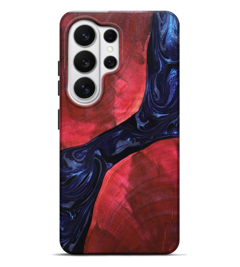 Galaxy S26 Ultra Wood Live Edge Phone Case - Zetta (Blue, 819784)