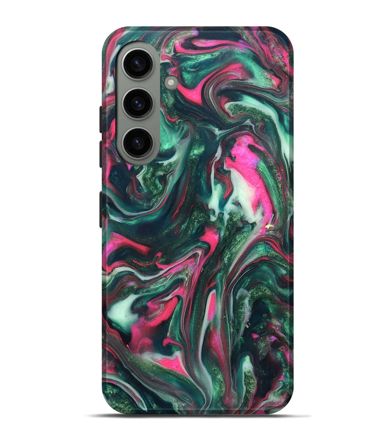 Galaxy S24 Plus ResinArt Live Edge Phone Case - Siobhan (Neon, 819789)