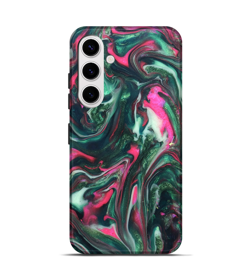 Galaxy S25 ResinArt Live Edge Phone Case - Siobhan (Neon, 819789)