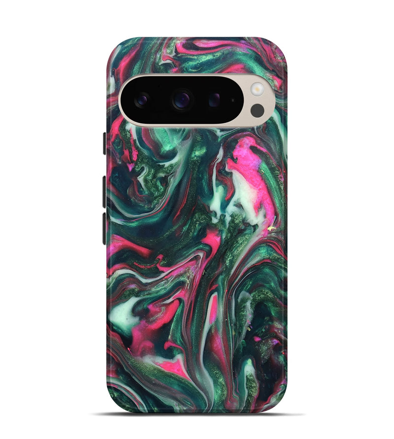Pixel 9 Pro ResinArt Live Edge Phone Case - Siobhan (Neon, 819789)