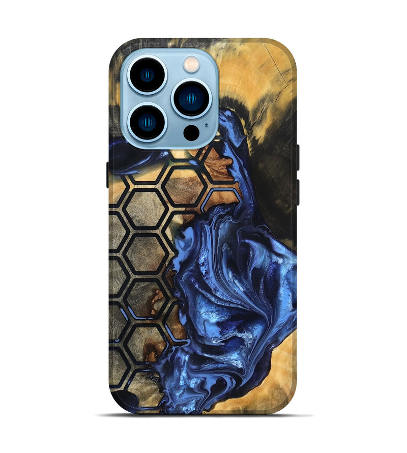 iPhone 14 Pro Wood Live Edge Phone Case - Brittny (Pattern, 819790)