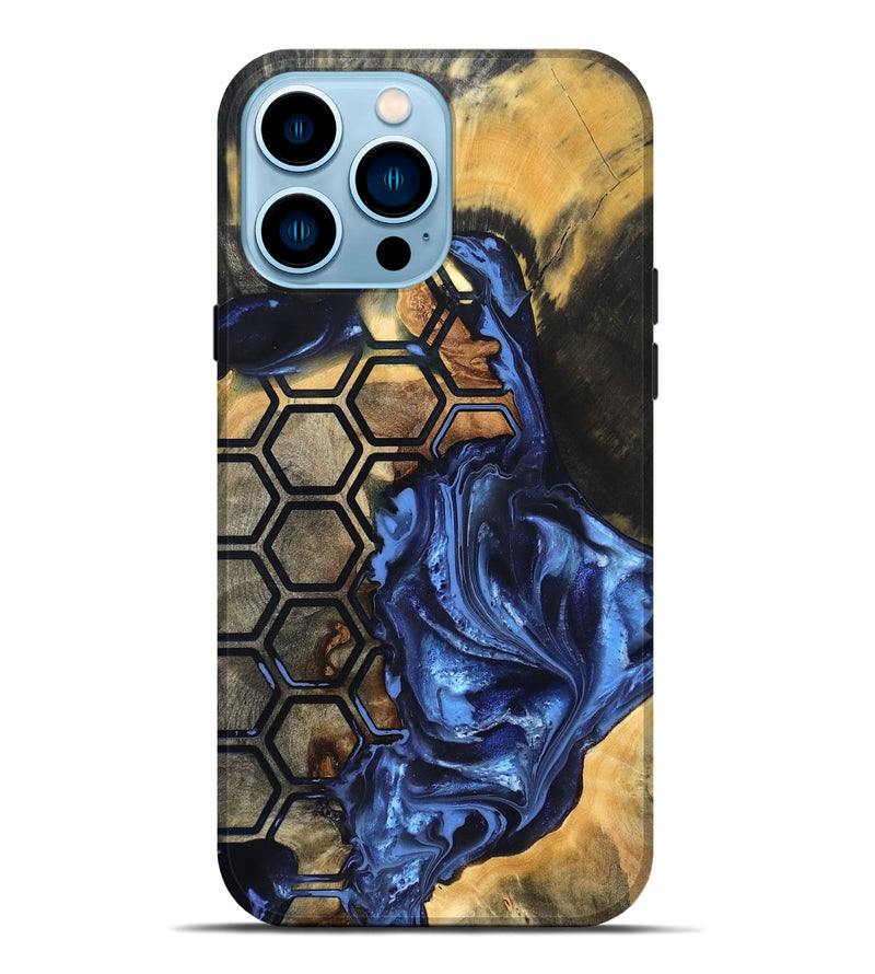 iPhone 14 Pro Max Wood Live Edge Phone Case - Brittny (Pattern, 819790)