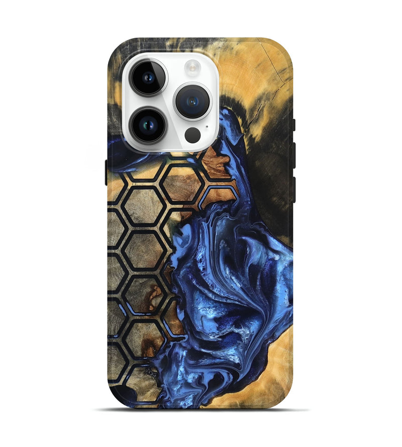 iPhone 15 Pro Wood Live Edge Phone Case - Brittny (Pattern, 819790)