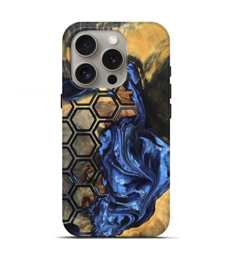 iPhone 16 Pro Wood Live Edge Phone Case - Brittny (Pattern, 819790)