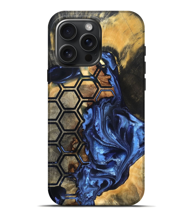 iPhone 16 Pro Max Wood Live Edge Phone Case - Brittny (Pattern, 819790)