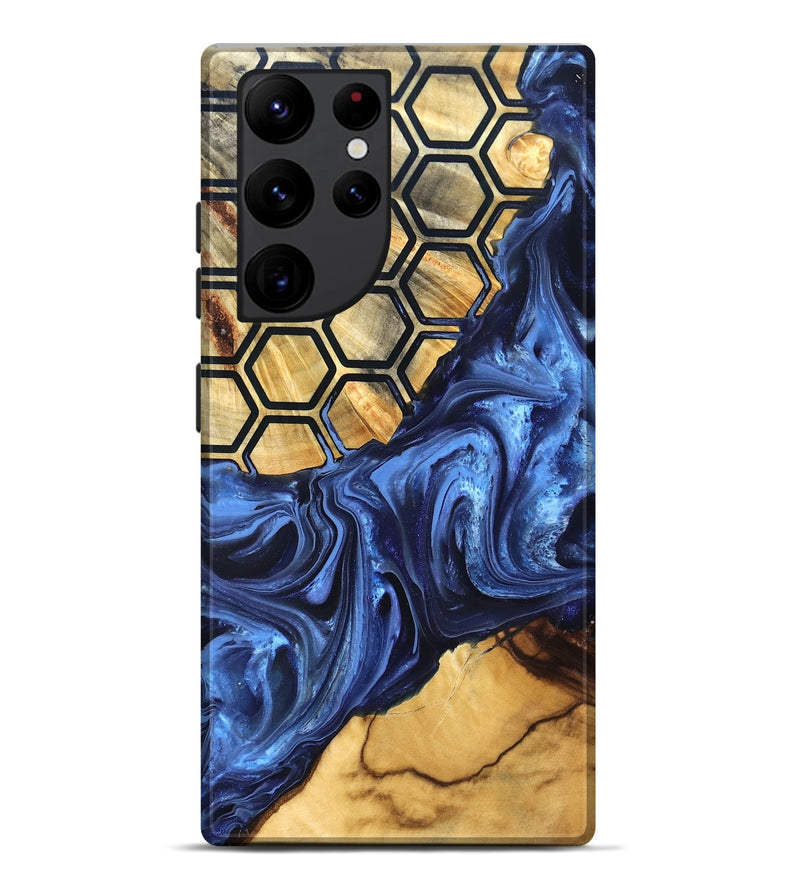 Galaxy S22 Ultra Wood Live Edge Phone Case - Izael (Pattern, 819791)
