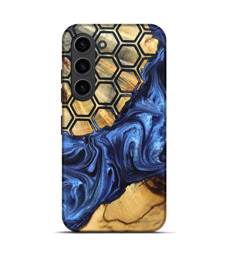 Galaxy S23 Wood Live Edge Phone Case - Izael (Pattern, 819791)