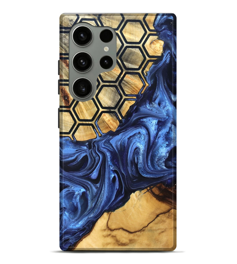 Galaxy S24 Ultra Wood Live Edge Phone Case - Izael (Pattern, 819791)