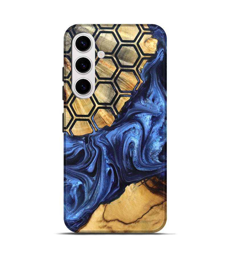 Galaxy S25 Wood Live Edge Phone Case - Izael (Pattern, 819791)