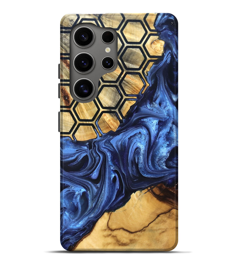 Galaxy S25 Ultra Wood Live Edge Phone Case - Izael (Pattern, 819791)