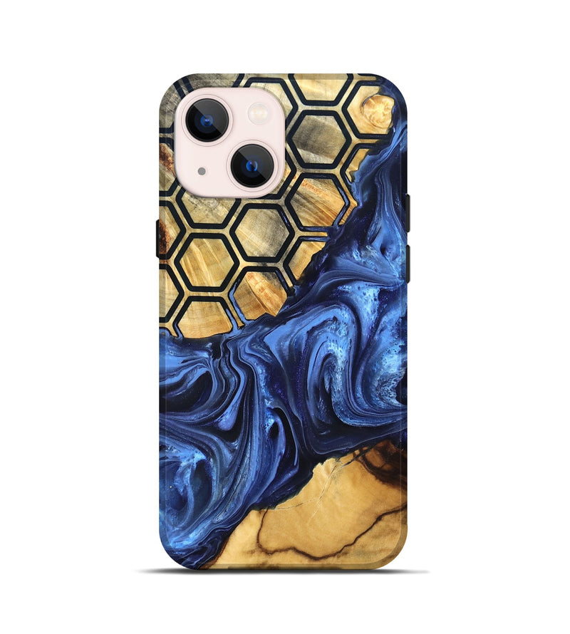 iPhone 13 mini Wood Live Edge Phone Case - Izael (Pattern, 819791)