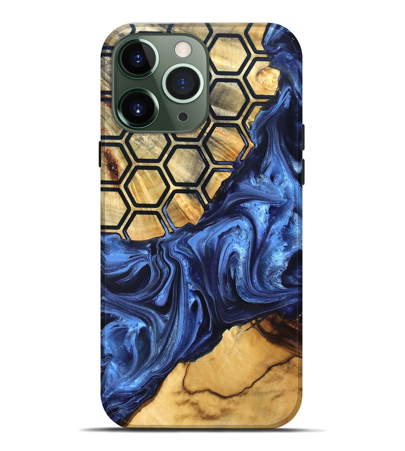 iPhone 13 Pro Max Wood Live Edge Phone Case - Izael (Pattern, 819791)