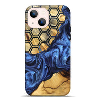 iPhone 14 Plus Wood Live Edge Phone Case - Izael (Pattern, 819791)