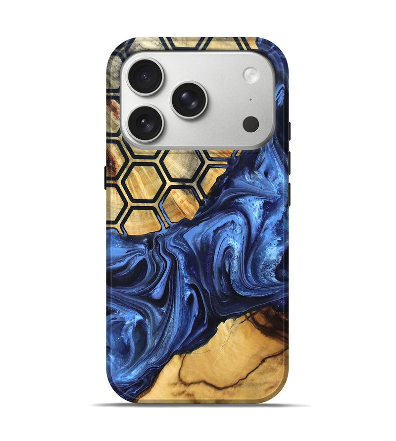 iPhone 17 Pro Wood Live Edge Phone Case - Izael (Pattern, 819791)
