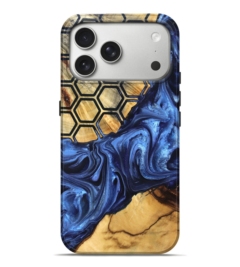 iPhone 17 Pro Max Wood Live Edge Phone Case - Izael (Pattern, 819791)